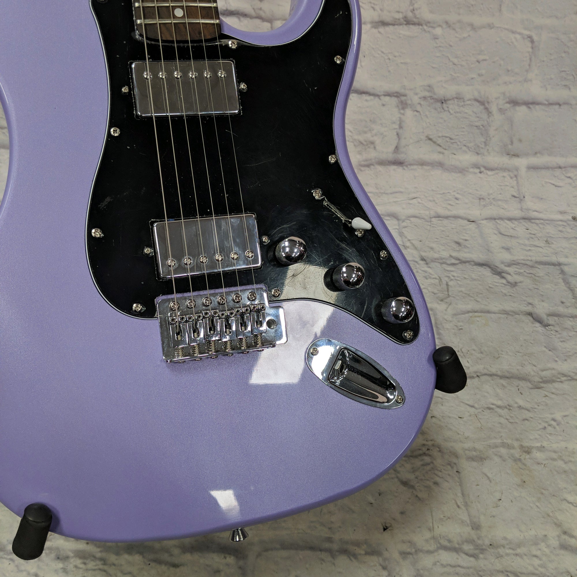 Hard Luck Kings Bombshell Strat Style HH Purple Electric Guitar