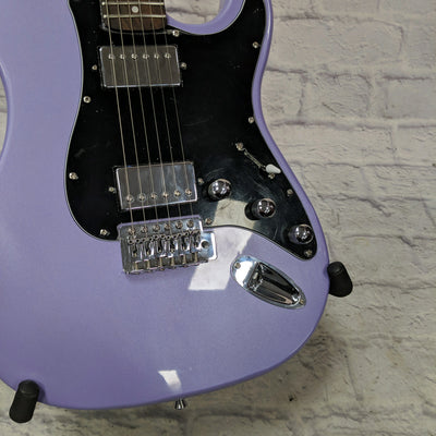 Hard Luck Kings Bombshell Strat Style HH Purple Electric Guitar