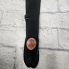 Levy's Black Canvas Guitar Strap with Suede Ends