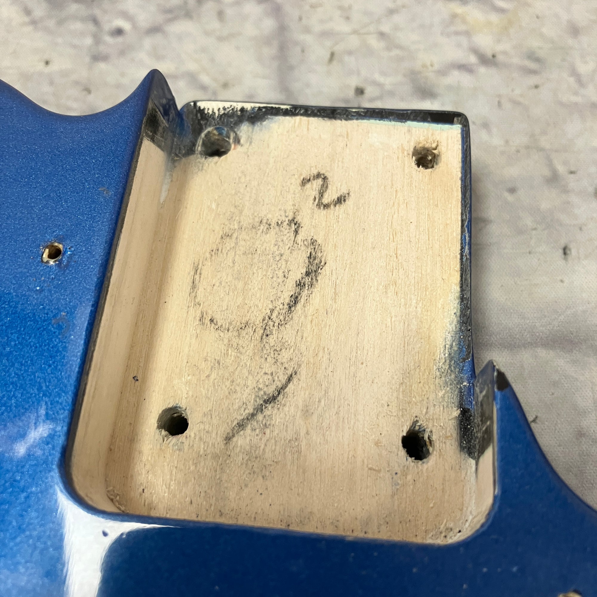 Unknown Blue Telecaster Style Body