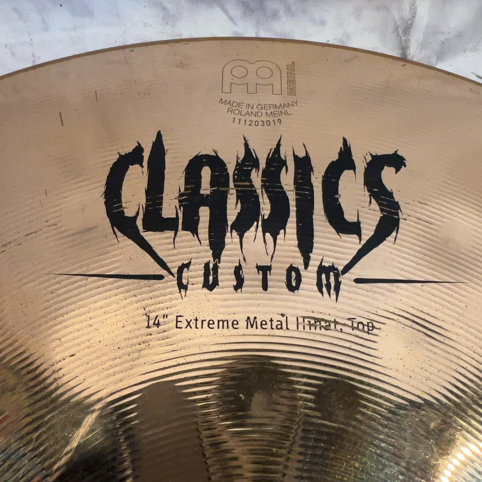 Meinl 14 Classics Custom Extreme Metal Hi Hat Cymbal Pair