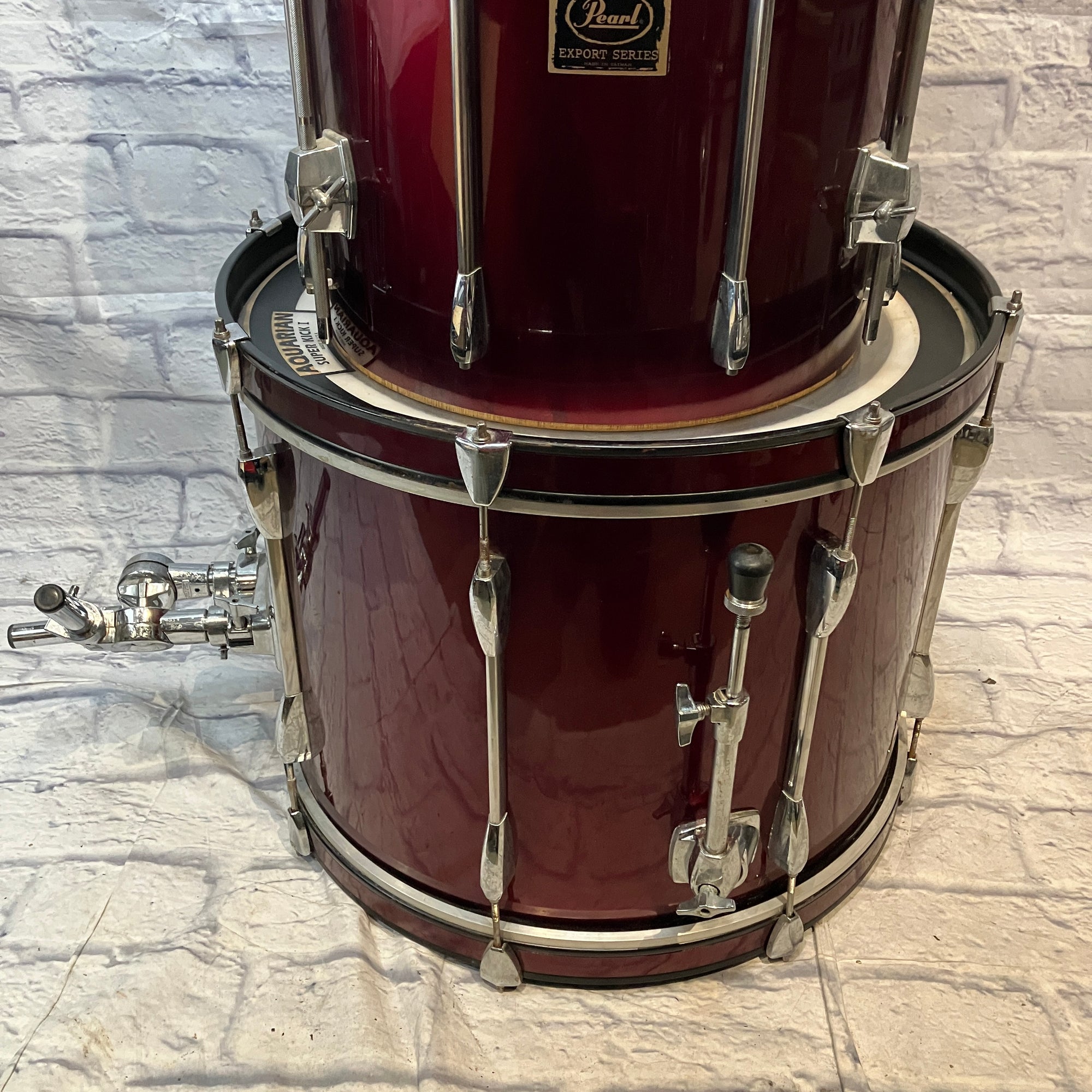 Pearl Export Series Four Piece  Burgundy  Drums