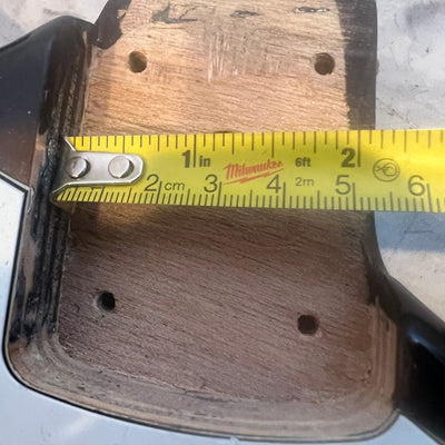 Unknown Plywood Loaded Strat Body Sunburst