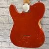 Unknown Tele Partscaster Fiesta Red Relic Jazz Benedetto Electric Guitar