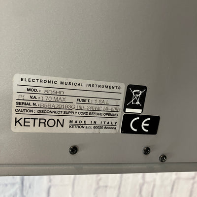 Ketron SD5 Digital Arranger Workstation Keyboard