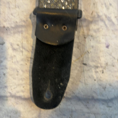 Unknown Black Sequin Guitar Strap