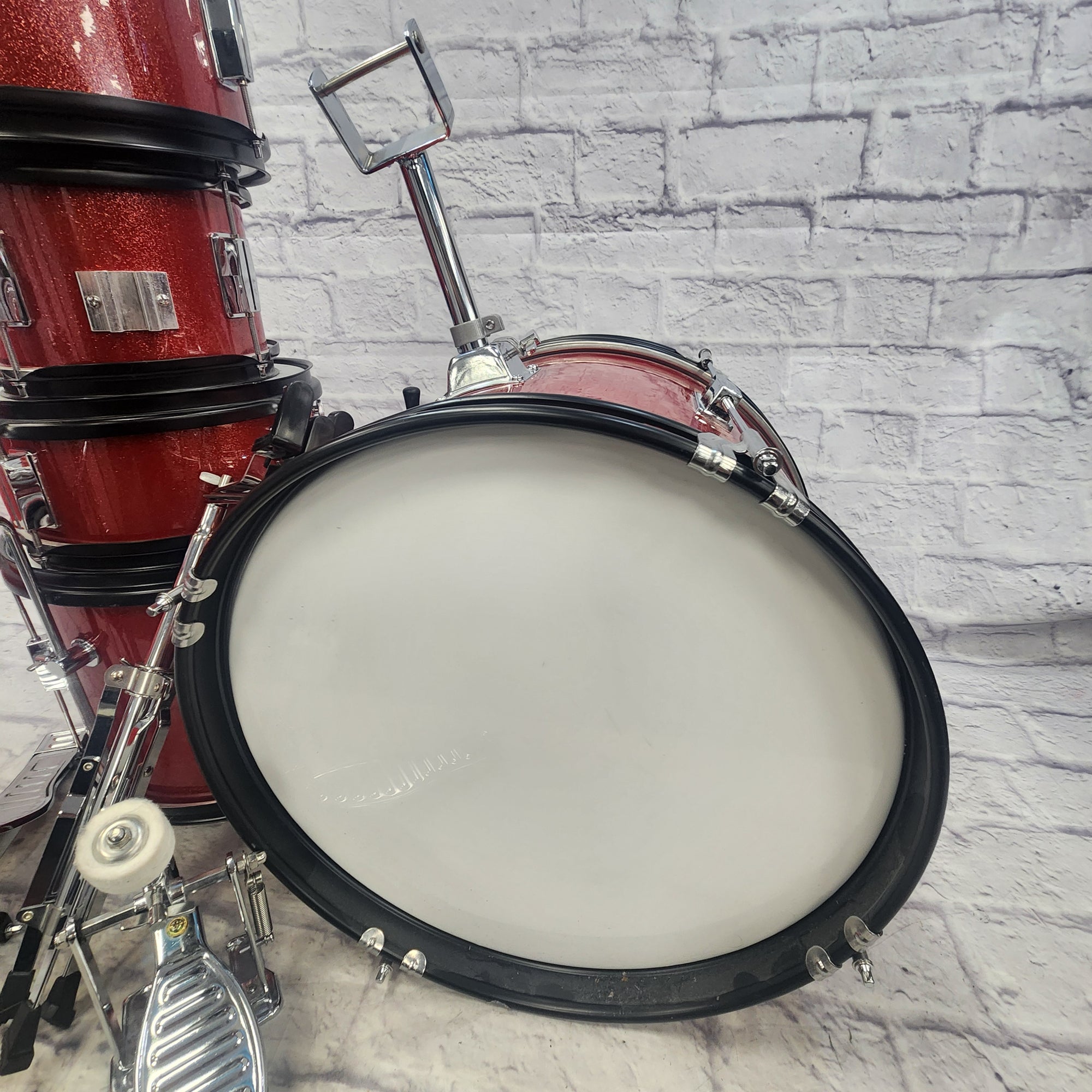Cecilio Junior 5pc Drum Set with Stands and Cymbals
