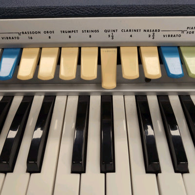 Farfisa VIP-255 Combo Organ Double Manual with Pedals CLEAN!