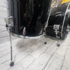 Tama Imperialstar 5pc Black Drum Kit Full Kit