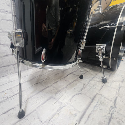 Tama Imperialstar 5pc Black Drum Kit Full Kit