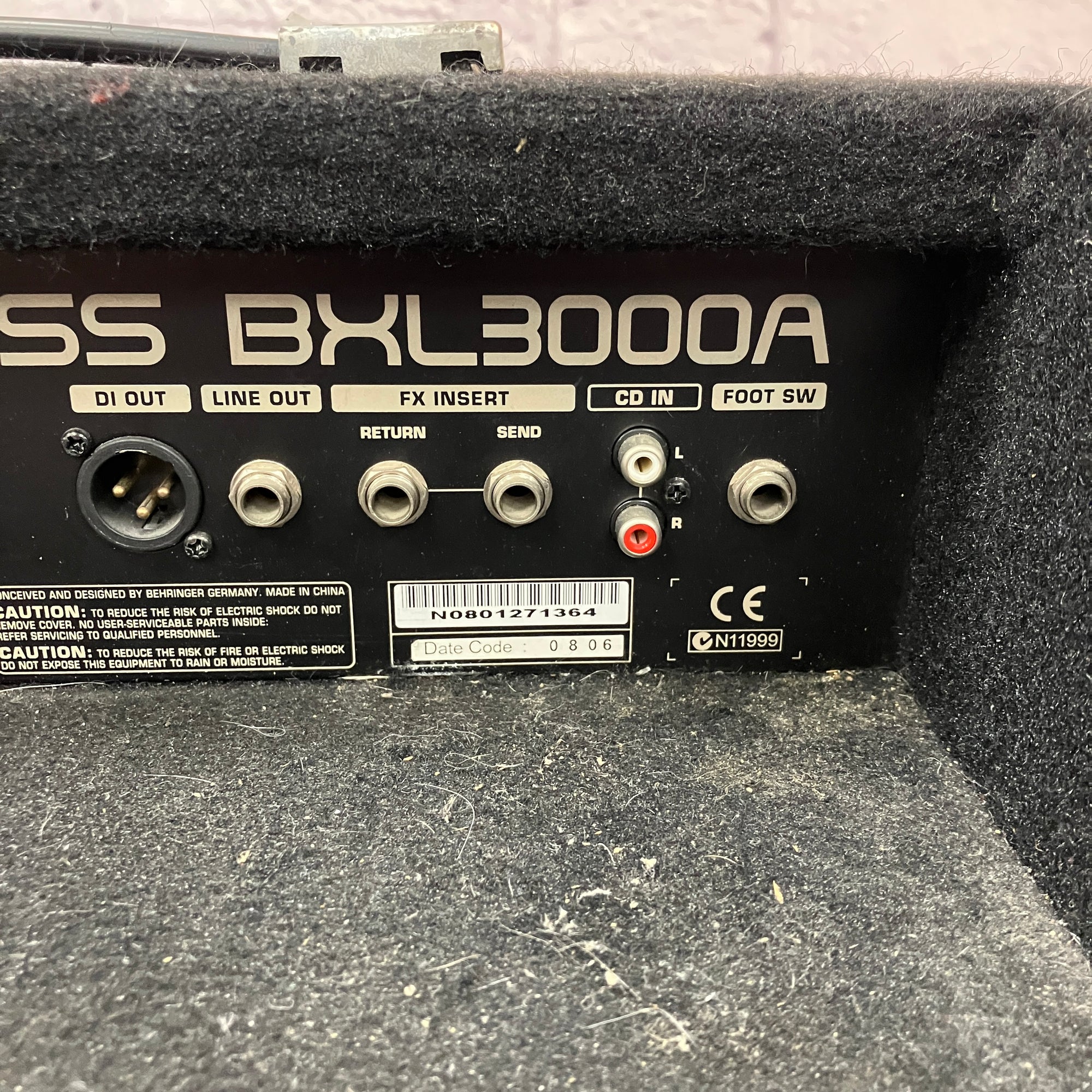 Behringer BXL3000A  Bass Guitar Amp AS IS - No Grill