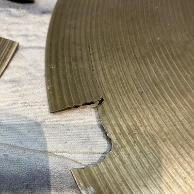 Zildjian 13" K Custom Hybrid Hi Hat Pair - CRACKED