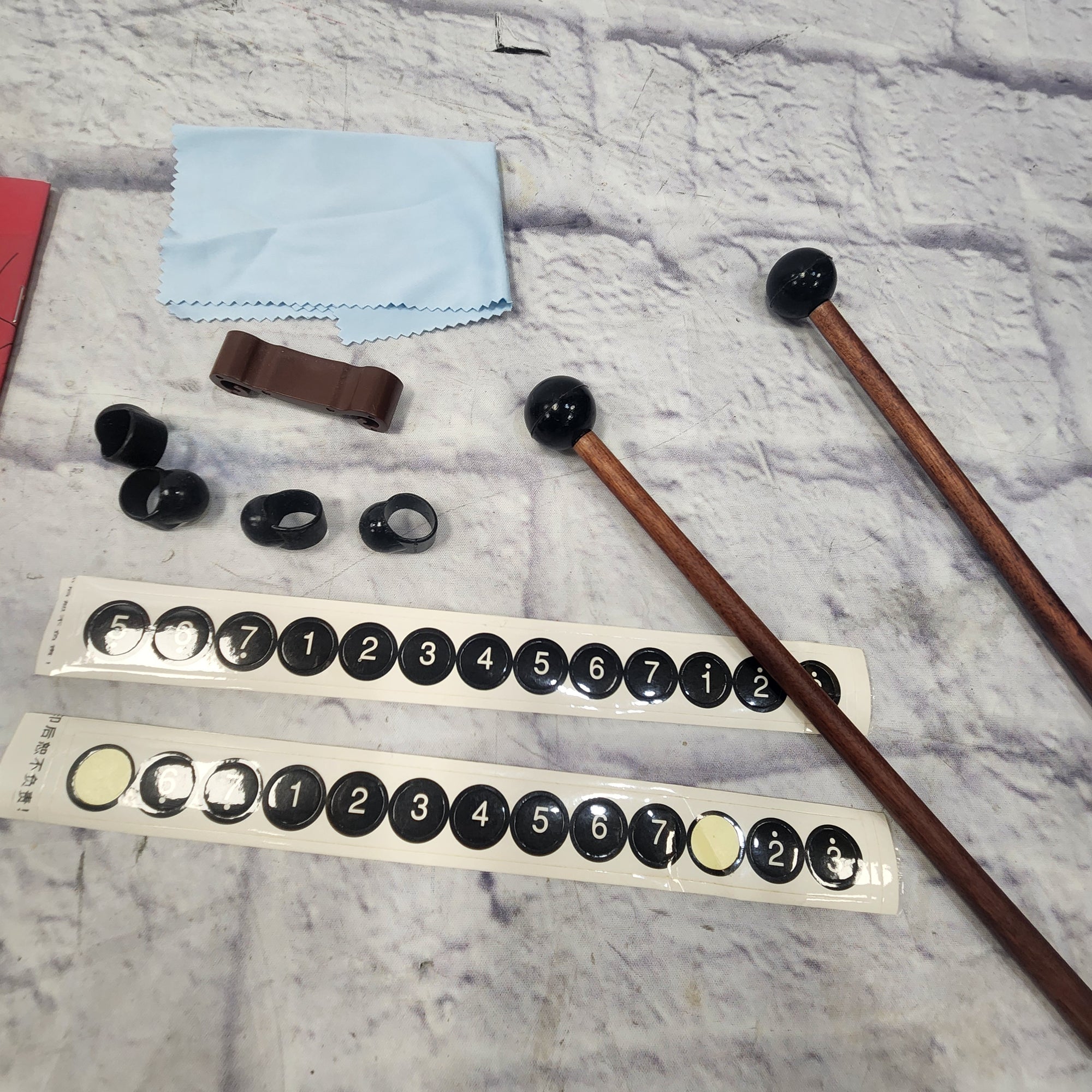 Unknown Steel Tongue Drum with Bag and Mallets