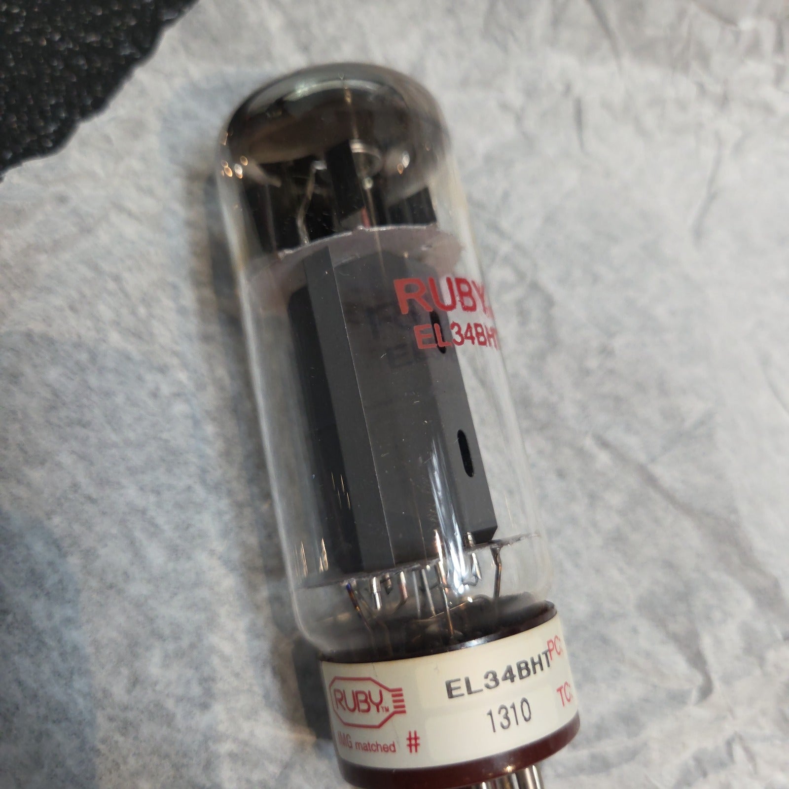 Ruby EL34BHT Pair Amplifier Tubes