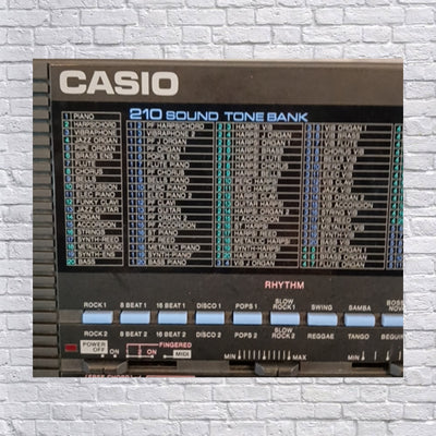 Casio 210 sound ToneBank  mt-260 Digital piano