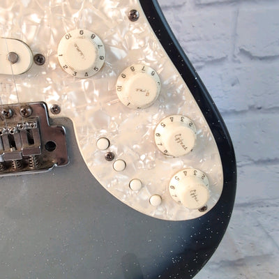 Danelectro Innuendo DanoBlaster Electric Guitar with Built in Effects - Midnight Blue Sparkle.