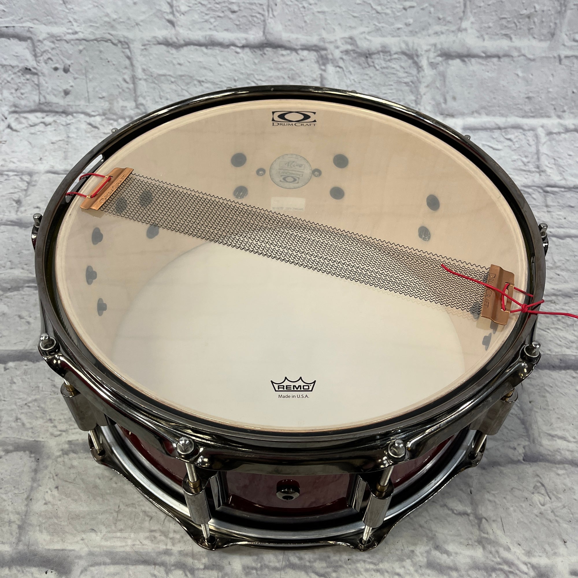 Drum Craft 14 x 6 Snare AS IS NEEDS THROW OFF