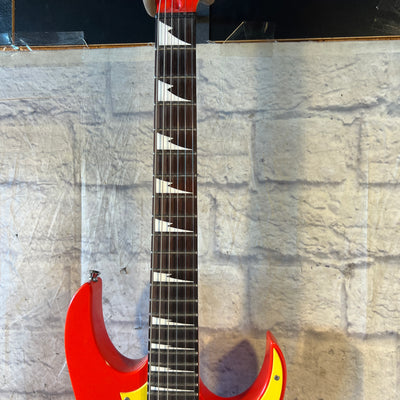 Ibanez Mikro 3/4 Scale Orange Yellow Red Electric Guitar