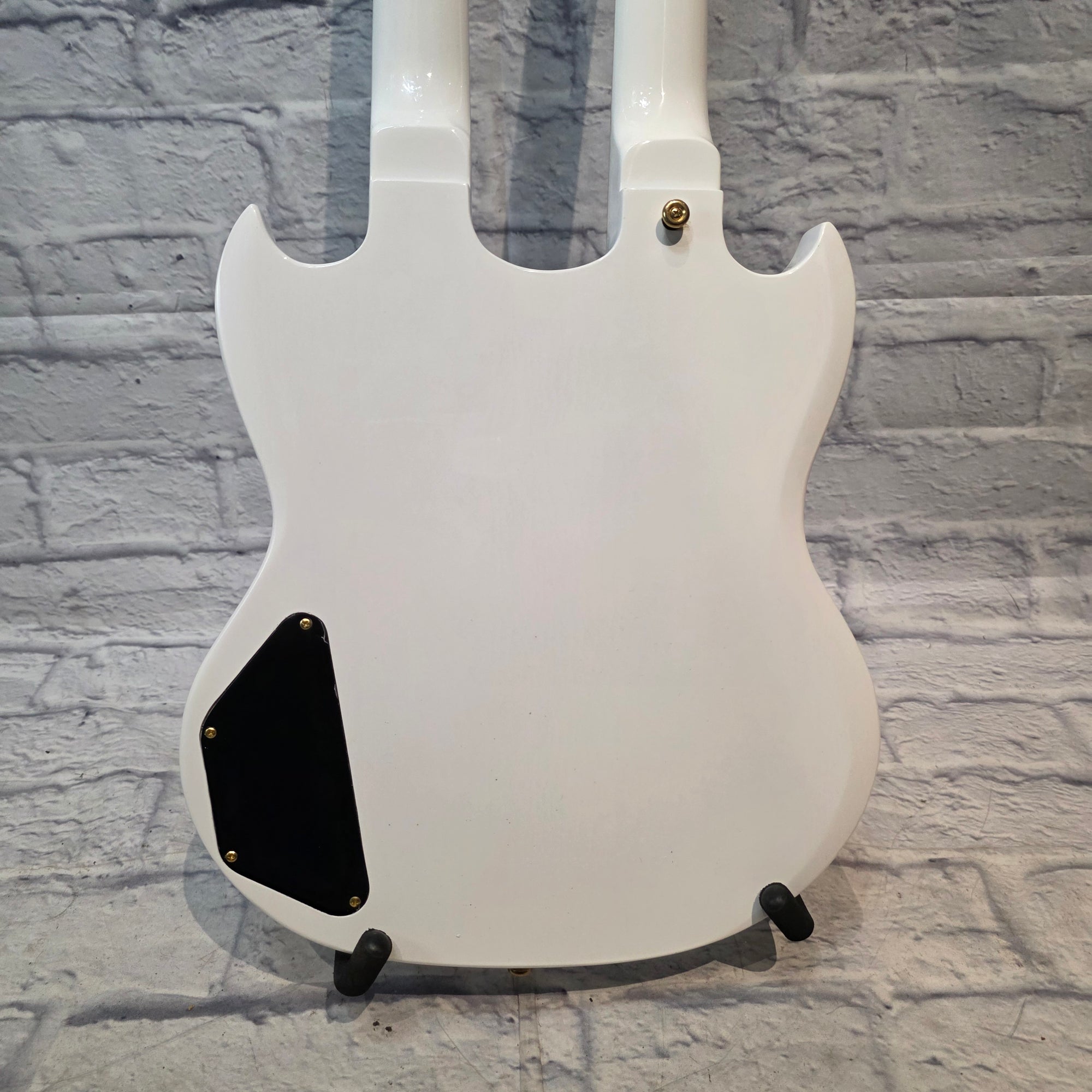 Rafferty Guitars White Double Neck 12/6 Electric Guitar