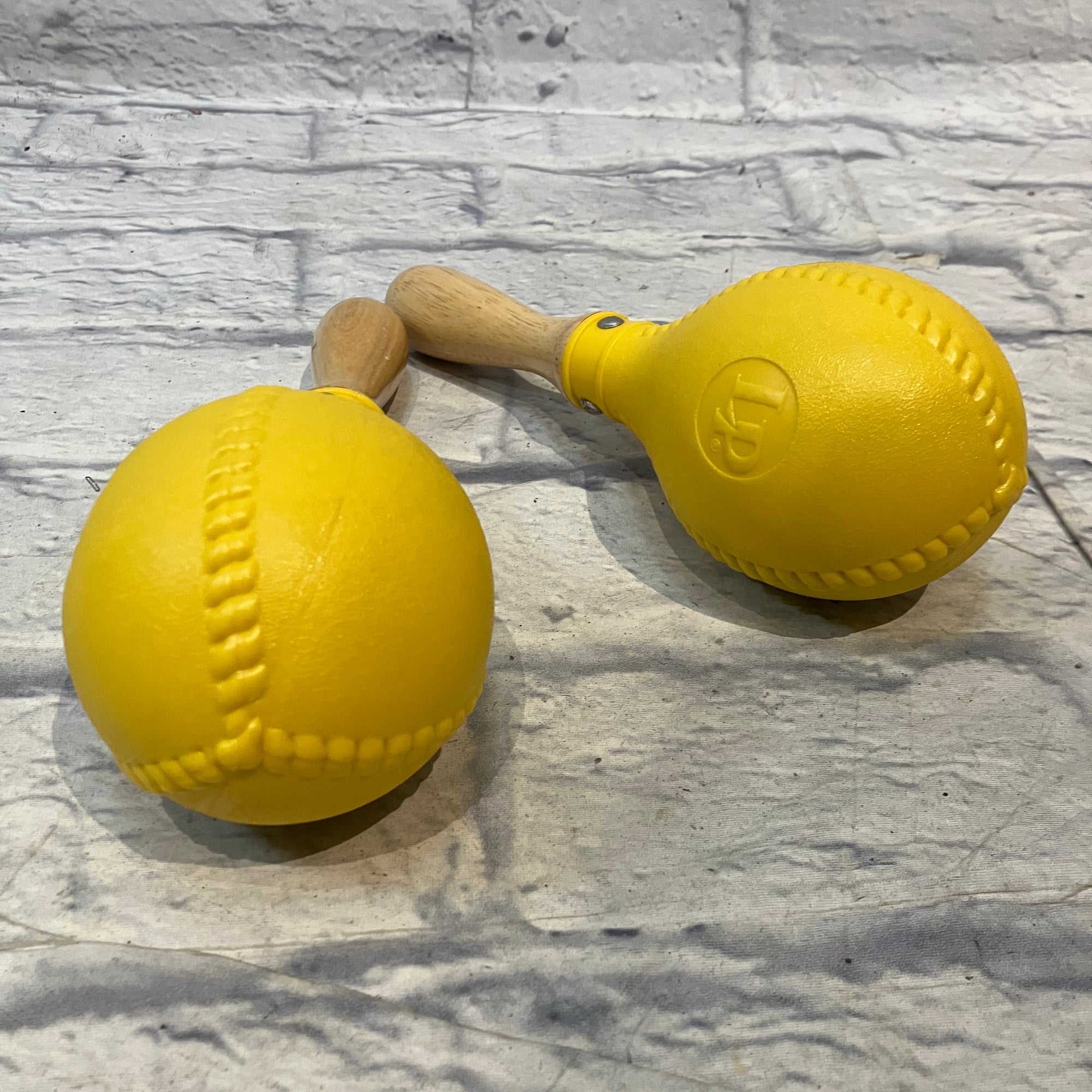 LP Latin Percussion Yellow Maracas LP 281 Pair