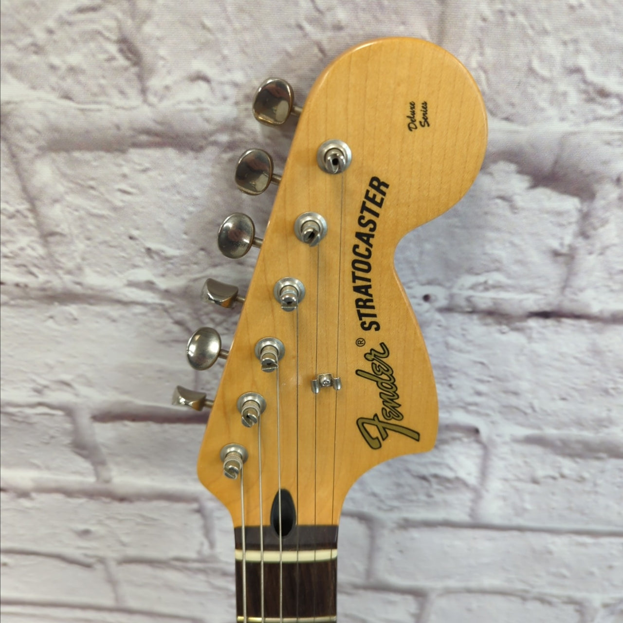 Fender FSR Flat Black Fat Strat HSS Deluxe Series Stratocaster Electric Guitar 2002 MIM