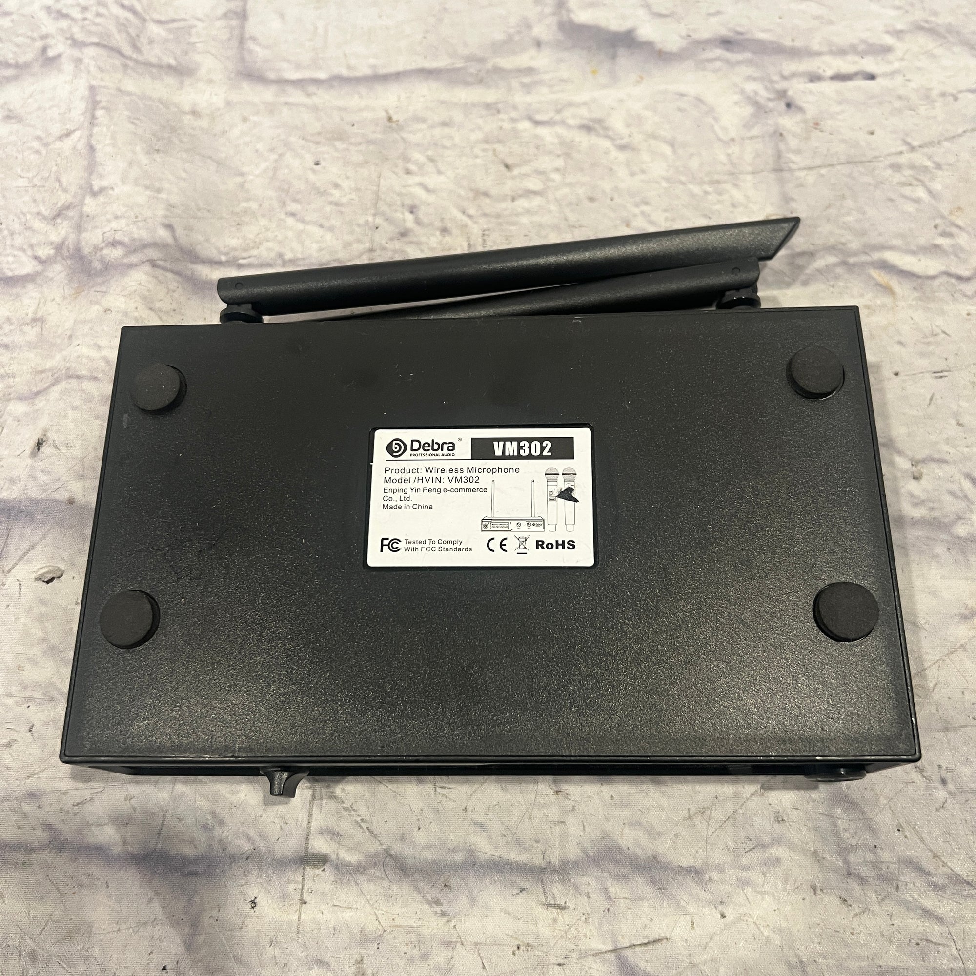 D Debra VM302 Dual Handheld VHF Wireless Microphone Set