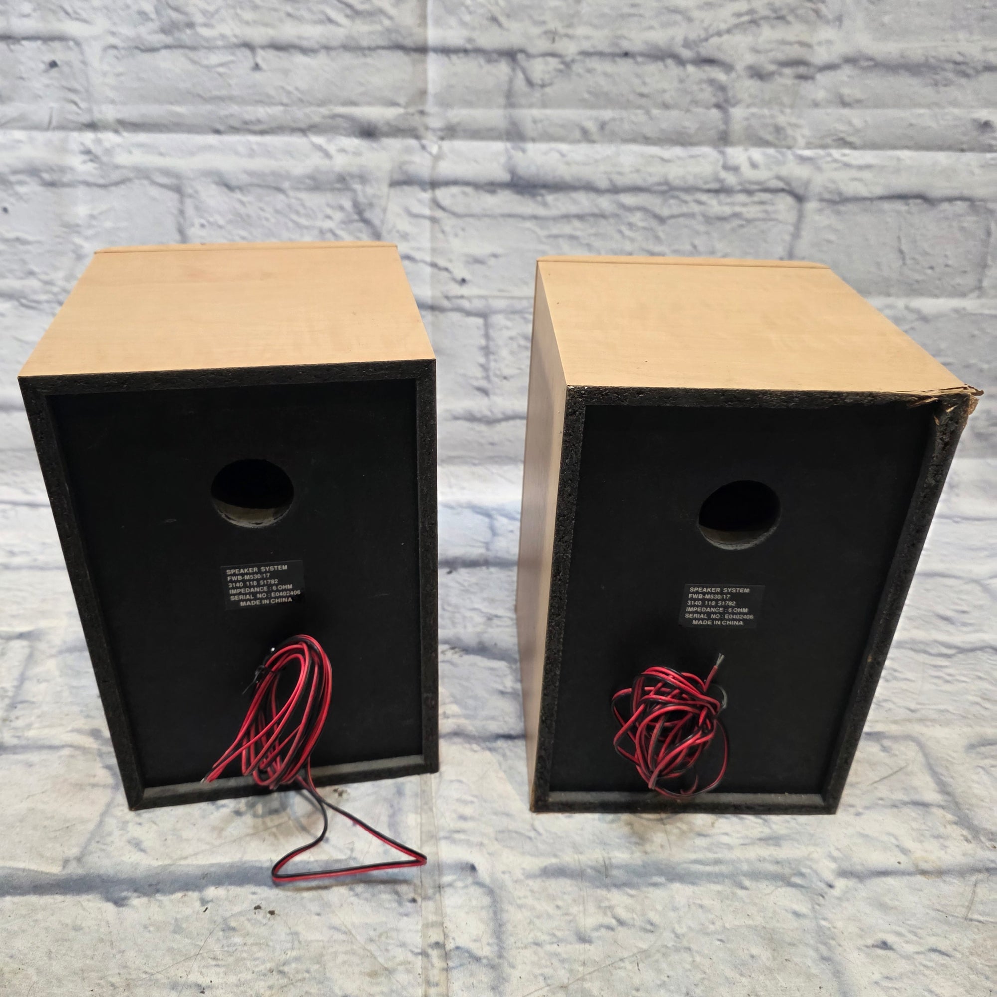 Philips Unknown Bookshelf Speakers With Speaker Wire
