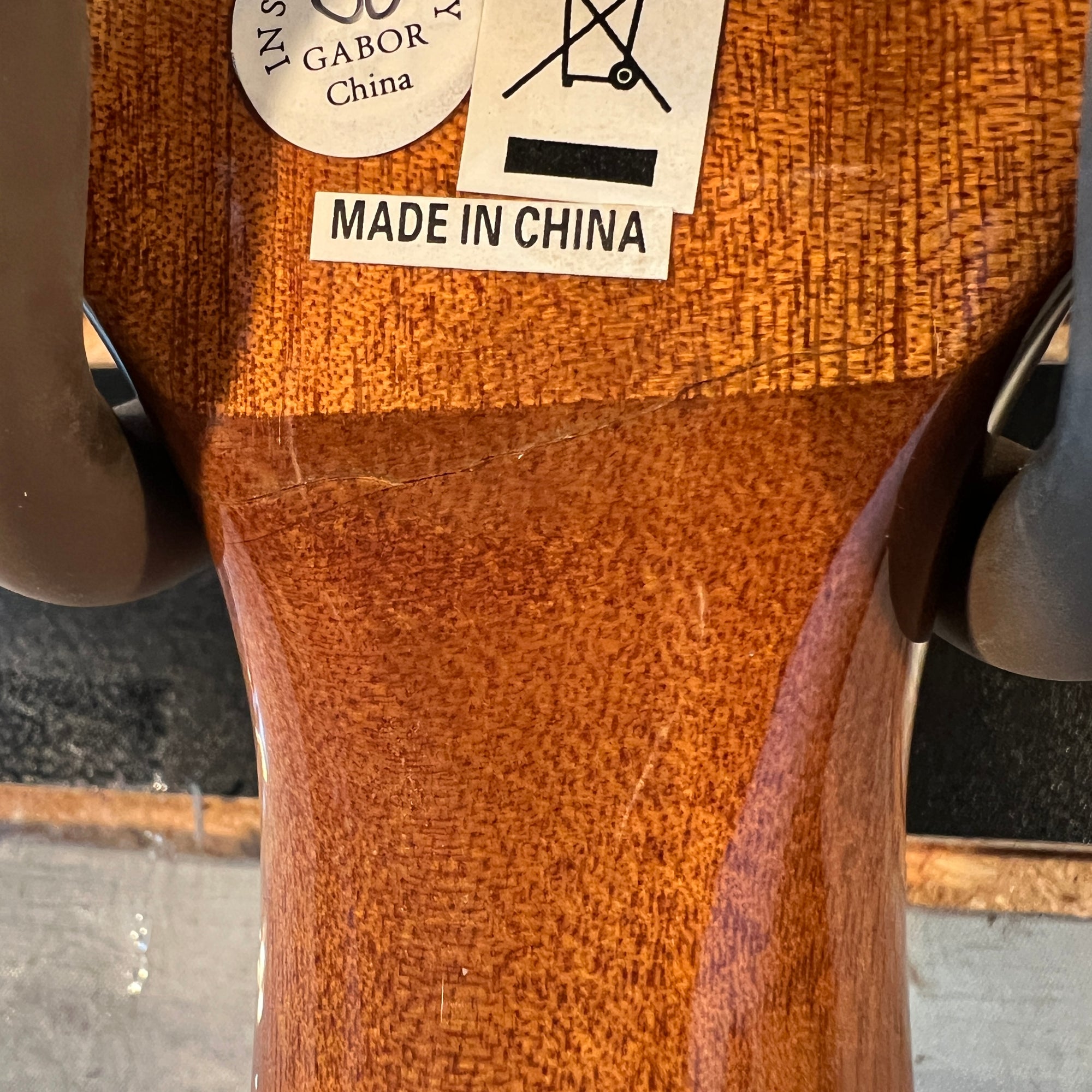 Epiphone Pro-1 VS Acoustic Headstock Crack AS-IS