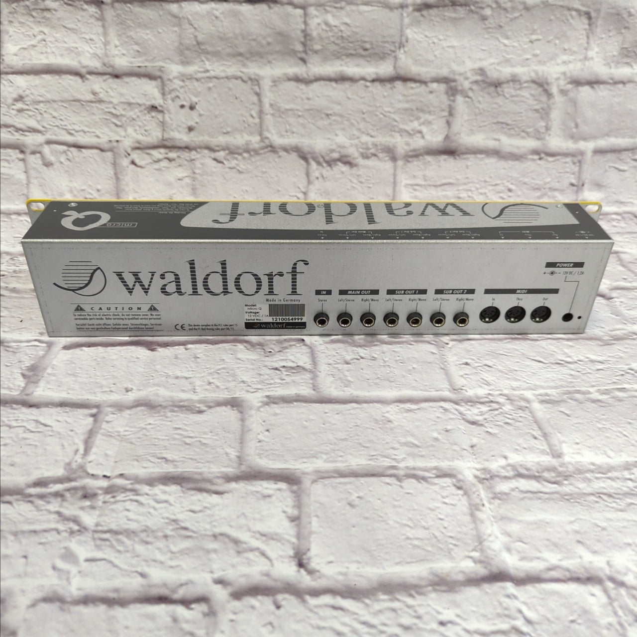 Waldorf Micro Q Rack Synthesizer FOR PARTS OR REPAIR AS IS