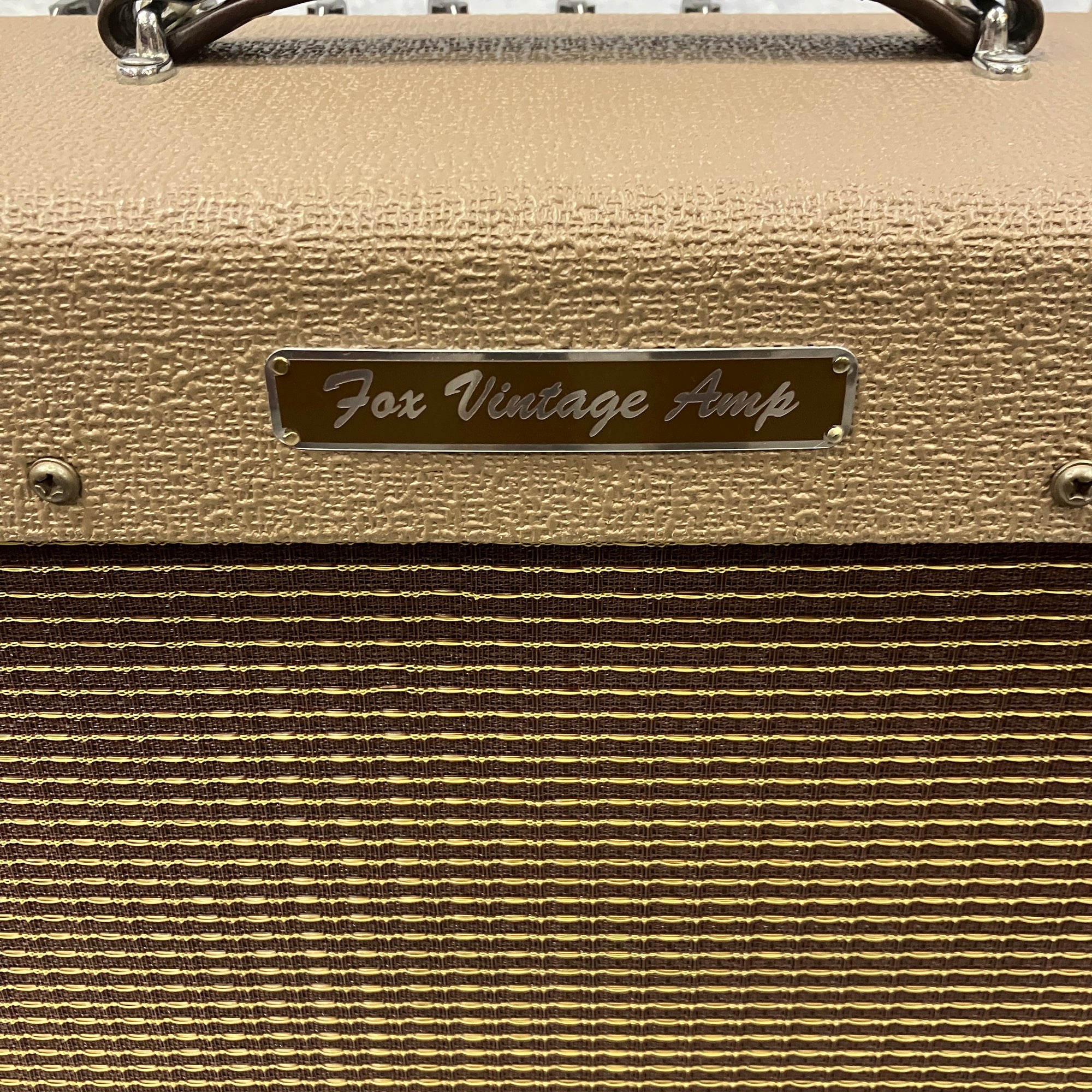 Fox Vintage 5F8B 2x12 Tube Combo Amp Sica Speakers Amperex