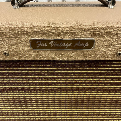 Fox Vintage 5F8B 2x12 Tube Combo Amp Sica Speakers Amperex