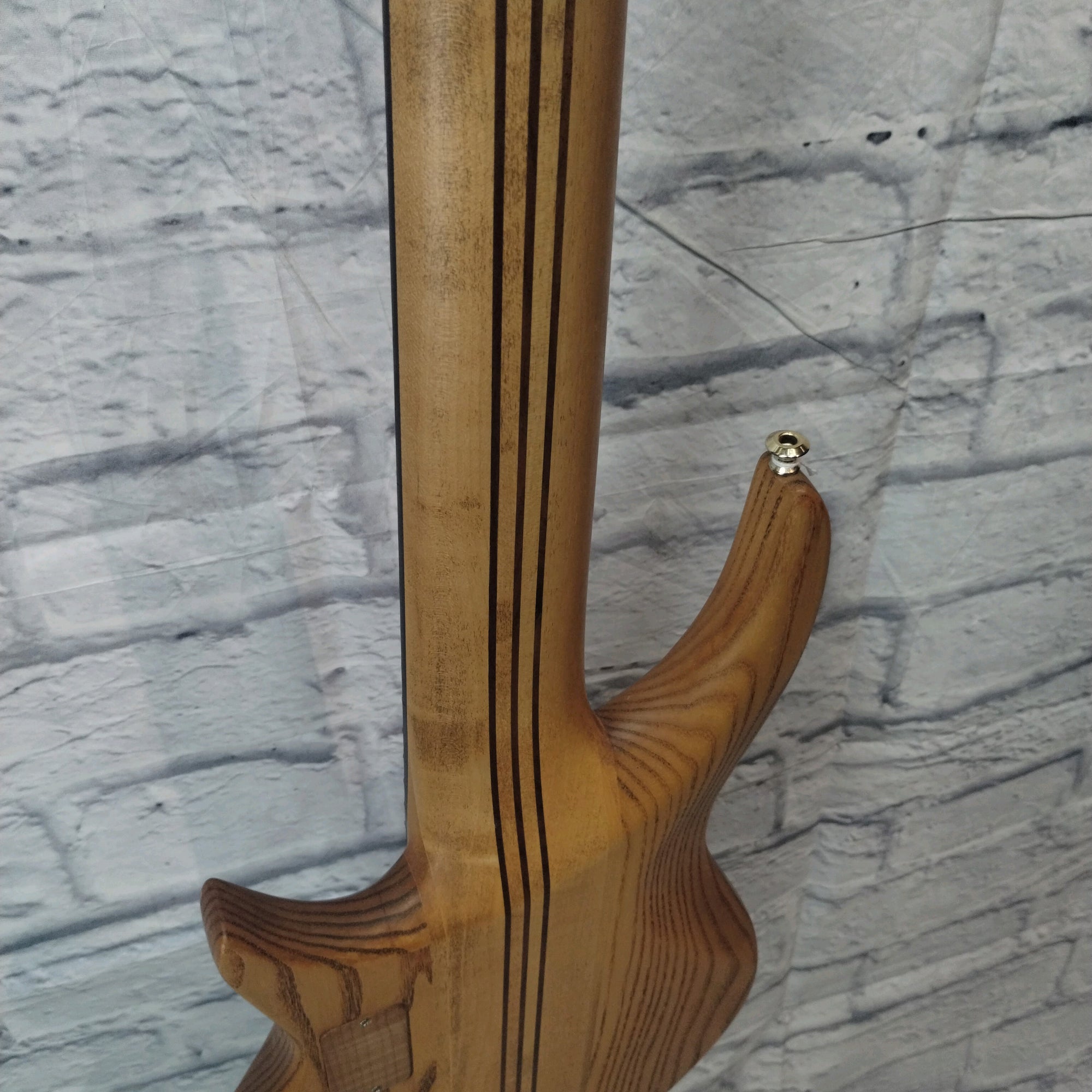 Custom Made Through Neck 6 String Bass Guitar
