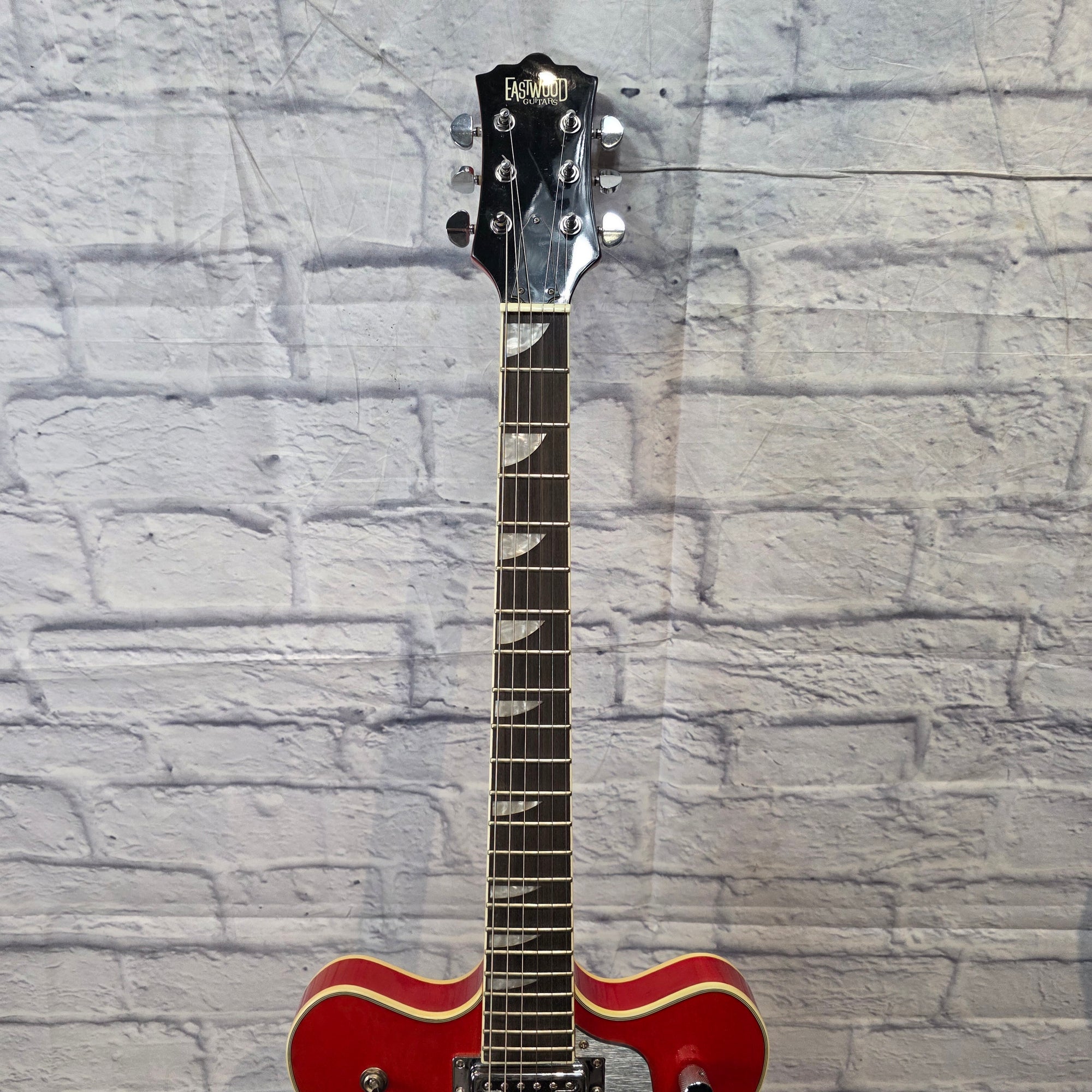 Eastwood Classic 6 Orange With Case Hollow Body Electric