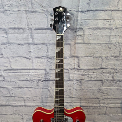 Eastwood Classic 6 Orange With Case Hollow Body Electric