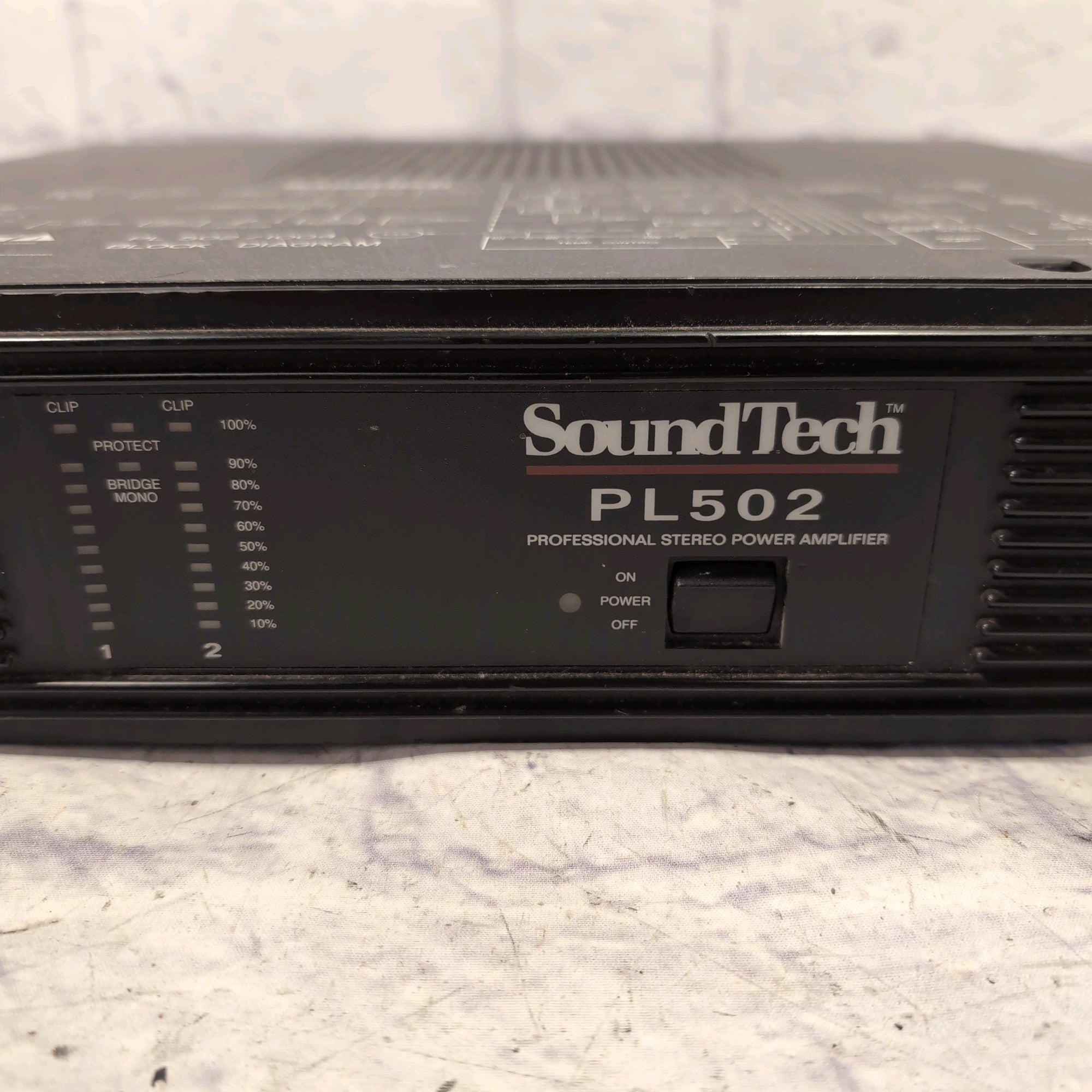 Soundtech PL502 2-channel Pro Stereo Power Amplifier 500 Watts