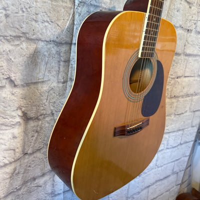 Burswood JW-41F Dreadnaught AS-IS Neck Heel Separation Acoustic Guitar
