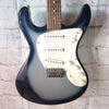 Danelectro Innuendo DanoBlaster Electric Guitar with Built in Effects - Midnight Blue Sparkle.