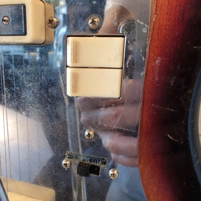 Vintage 1964 Guyatone Kent Lido 531 PROJECT Guitar Tobacco Burst w/ Chrome, MIJ