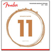 Fender Phosphor Bronze Wound 11-52 Acoustic Guitar Strings