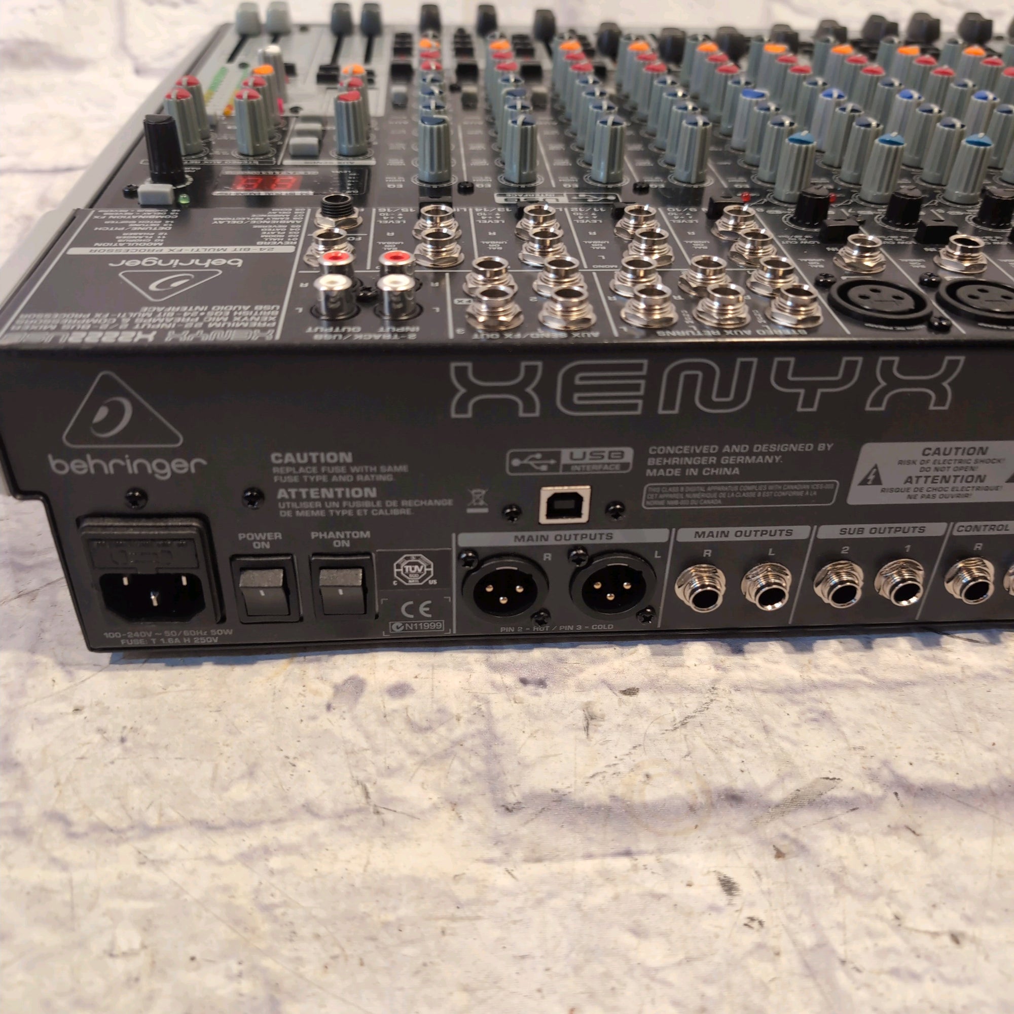 Behringer Xenyx X2222USB 22-Input Mixer with USB Interface