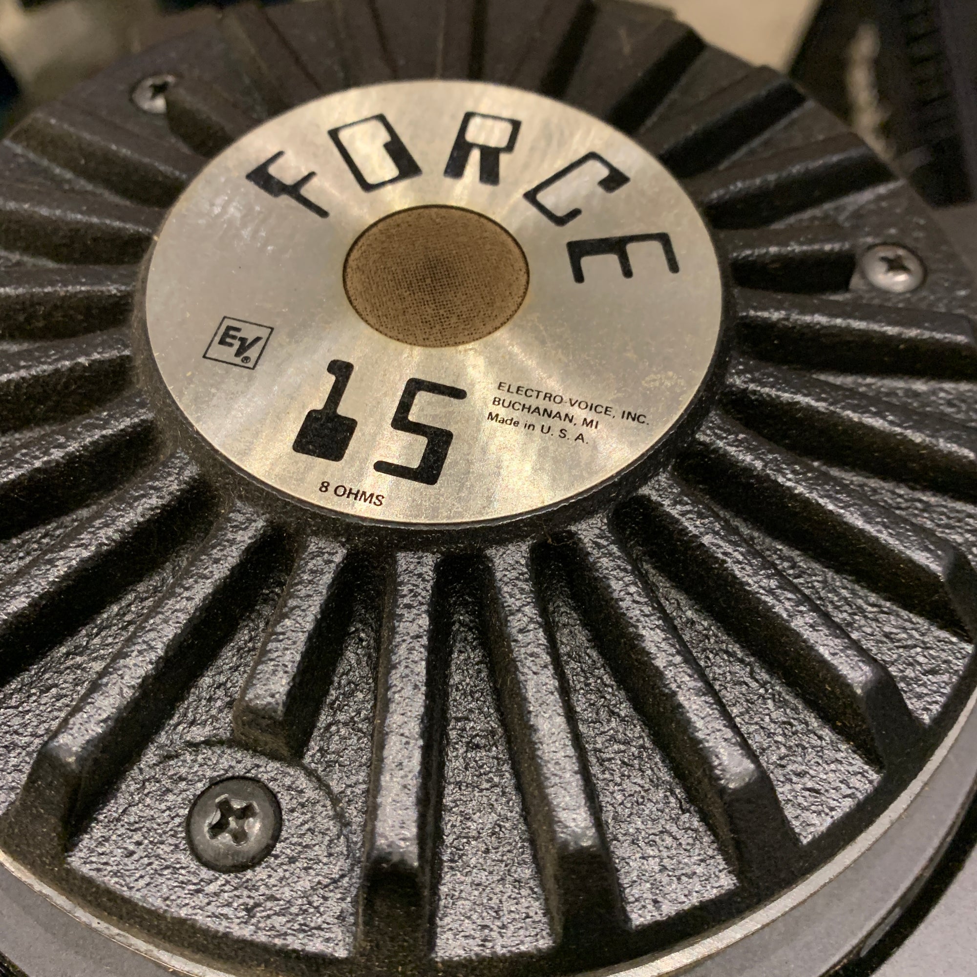 Unknown Make 15" Speaker Cabinet Loaded with Electro-Voice Force 15