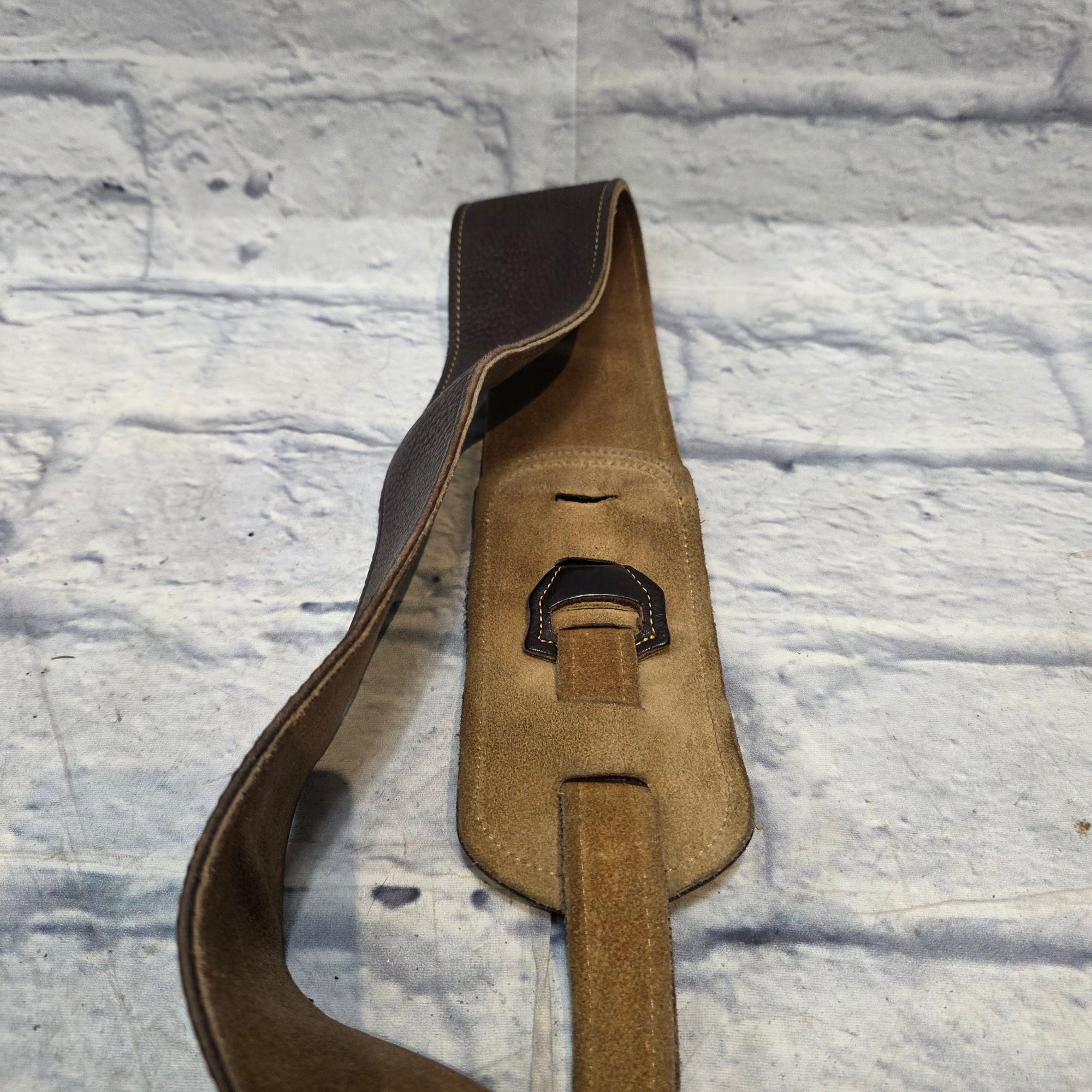 Franklin Straps 3" Chocolate Glove / Gold Stitching  Strap