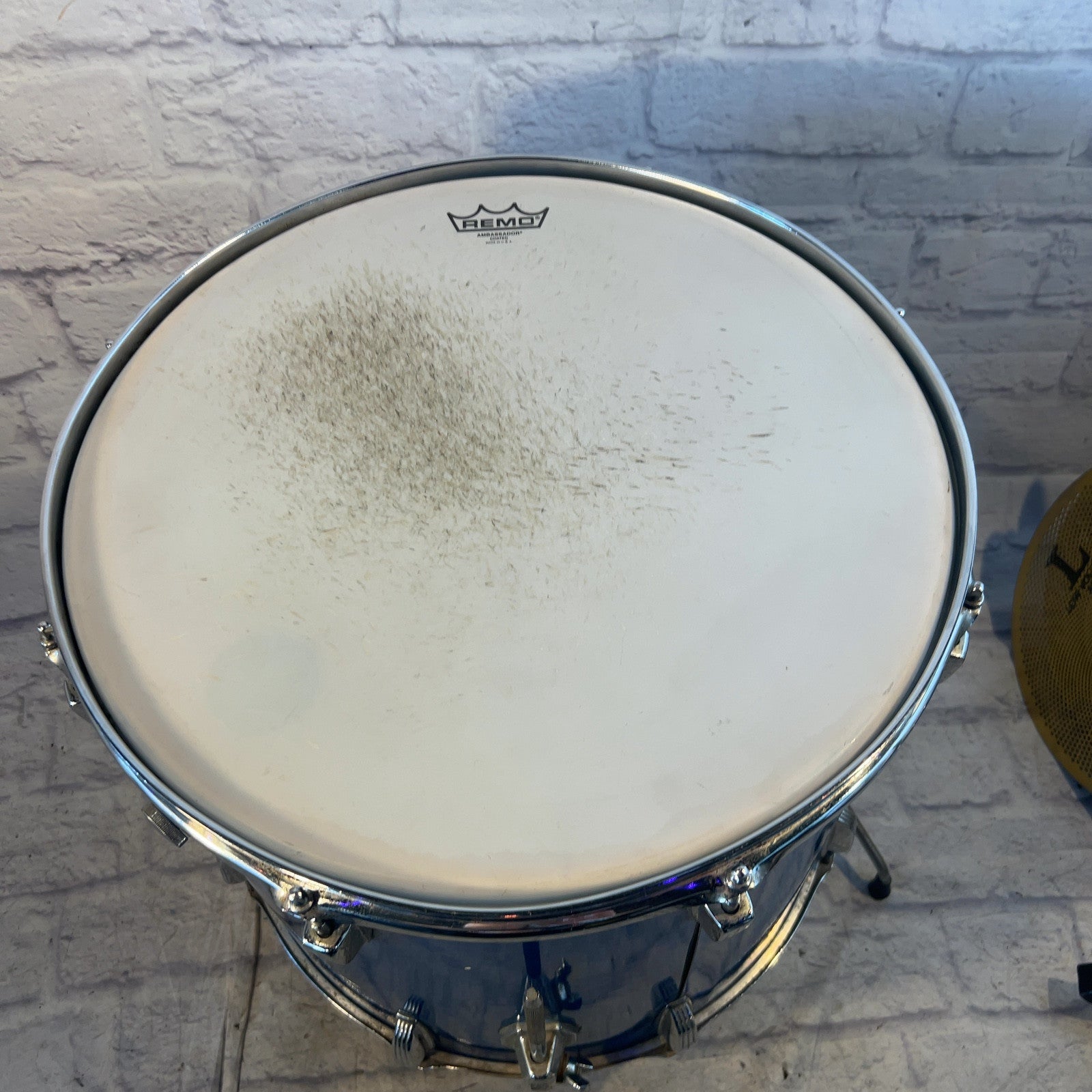 Ludwig 18x16 Vintage 1970 Blue Sparkle Floor Tom