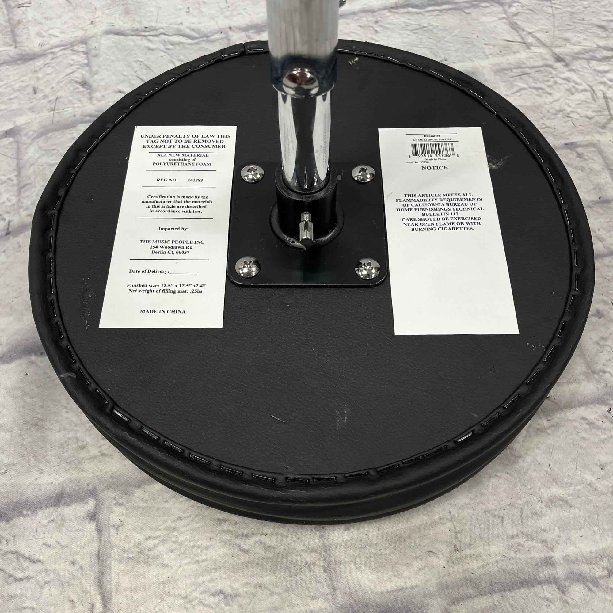 Drumfire DF MDT2 Drum Throne Drum Accessory