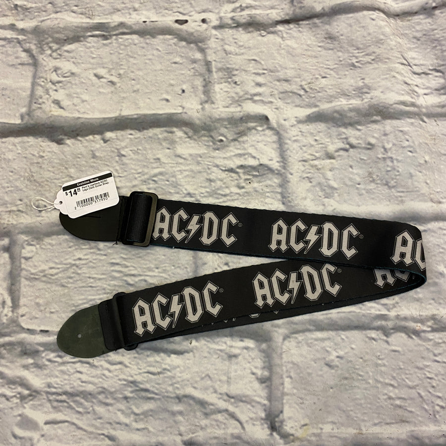 Perri's Leathers AC/DC Logo Cloth Guitar Strap