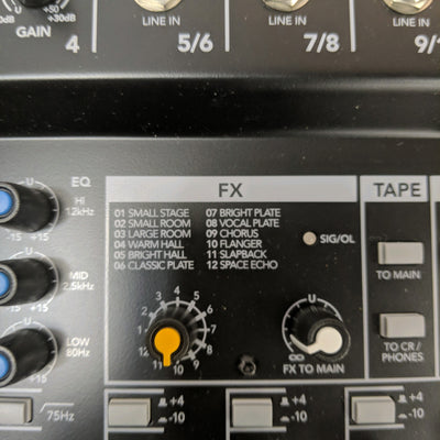 Mackie Mix12FX 12 Channel Mixer with Effects
