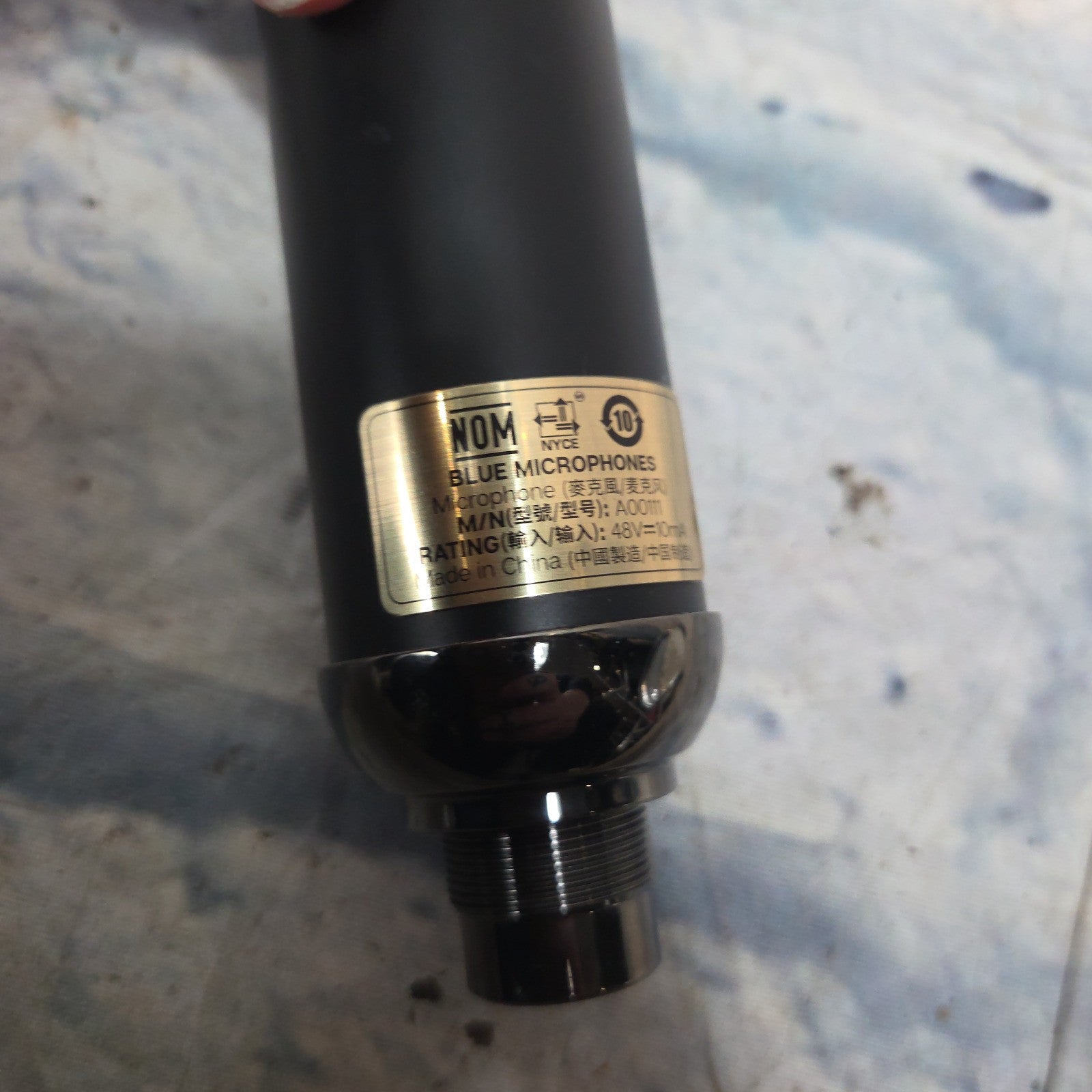 Blue "Blackout" Spark SL Large Diaphragm  Microphone