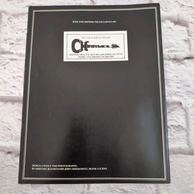 Vintage Charvel May 1977 Guitar Manufacturer Catalog Book