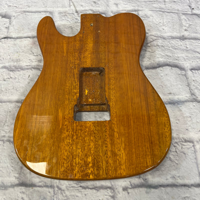 Unknown Telecaster Body Mahogany Finished with Tremolo Route