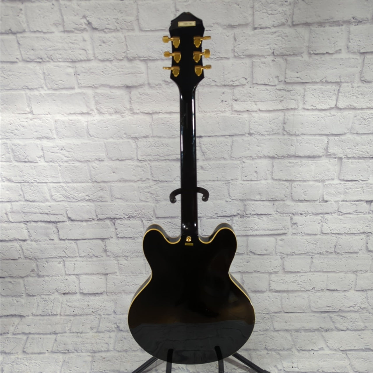 Epiphone Sheraton Semi Hollow Electric Guitar - Black 1989 MIK